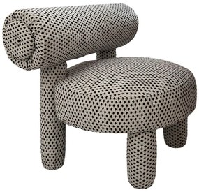 Poltrona per bambini MAVI beige/nero