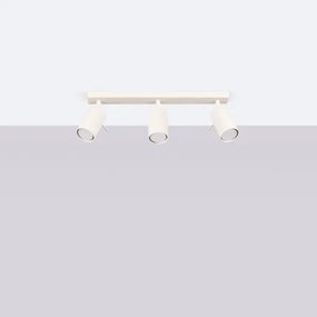 Sollux SL.1496 - Faretto RING 3xGU10/10W/230V color crema