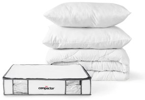 Set di organizer per vestiti sottovuoto/rinforzati in tessuto 3 pz 45x65x15,5 cm Life – Compactor