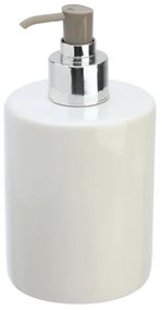Dispenser sapone liquido in ceramica bianca linea Cily