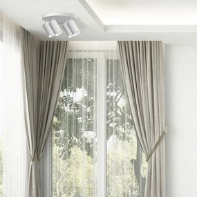 Faretto da bagno LED RGBW dimmerabile TURYN 4xGU10/6,5W/230V IP44 bianco