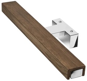 Brilagi-Illuminazione a LED per specchi da bagno WOODY MIRROR LED/8W/230V IP44 quercia/cromo