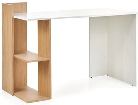 Scrivania COZYRA rovere/bianco