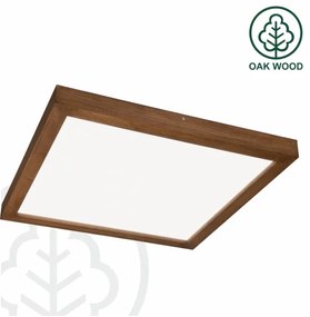 Brilagi - Lampada da bagno LED WOODY FRAME LED/40W/230V 60x60 IP44 rovere ciliegio