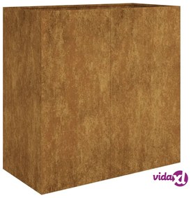 vidaXL Fioriera 40x80x80 cm in Acciaio Corten