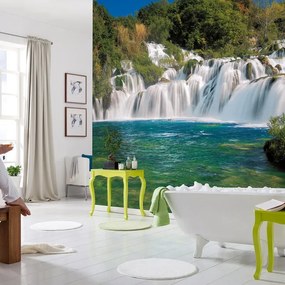Fotomurale KOMAR Krka falls, Multicolore 368X254 cm