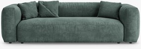 Divano letto Martina 3 posti in velluto – L264 cm