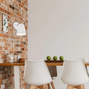 Lampada da parete ELLIE 1xE27/60W/230V bianco