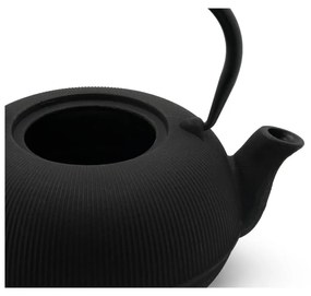 Set da tè in porcellana nera e lega Sichuan - Bredemeijer