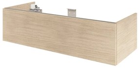 Mobile da bagno sotto lavabo SENSEA Neo Frame rovere naturale lucido L 120 x H 32 x P 48 cm, lavabo non incluso