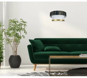 Lampadario a sospensione con filo RESSA 1xE27/60W/230V verde