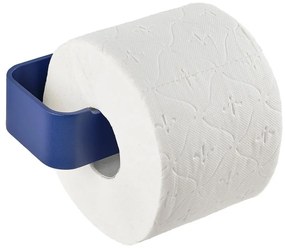 Porta carta igienica da parete blu in metallo Ume – Zone
