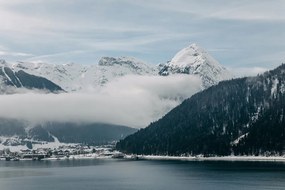 Carta da parati autoadesiva – Paesaggio invernale