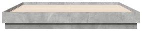 Giroletto grigio cemento 180x200 cm in legno multistrato