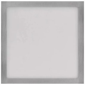 Plafoniera LED LED/12,5W/230V 3000/3500/4000K 17x17 cm cromo