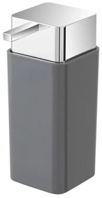 Dispenser Sapone Liquido In Plastica Grigio Da Appoggio Star