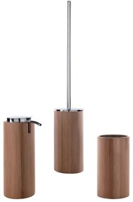 Set di accessori da bagno GEDY in bambù legno