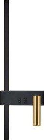 Lampada da parete APP1439-W RIGHT BLACK  GOLD