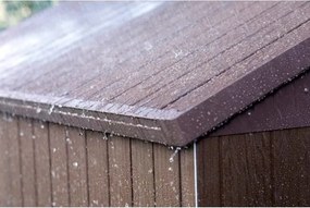 Casetta Da Giardino In Resina 190x122x221H Cm Darwin 6x4 Con Finestre Keter