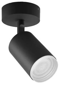 Fugato Singolo Punto Plafoniera Bluetooth White/Color Amb. Black - Philips Hue