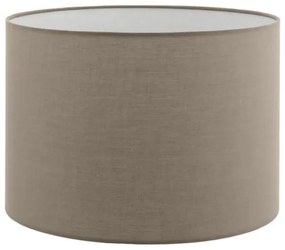 Lampada da terra LED TUNJA 1xE27/20W/230V Ø 30 cm cromo opaco/taupe