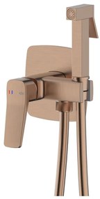 KFA Armatura 4529-512-34-Bidet. Miscelatore per bidet con doccetta per installazione ad incasso MALAGA oro rosa