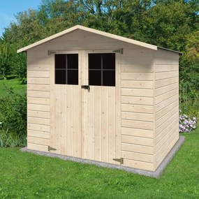 Casetta da giardino DECOR ET JARDIN in legno Iris con porta doppio battente, superficie totale 4.61 m² e spessore parete 12 mm