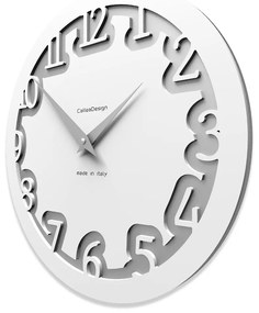 CalleaDesign Orologio da parete Labirinto d. 30 cm color bianco