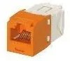 PRESA MINICOM RJ45U CAT.6 ARANCIO