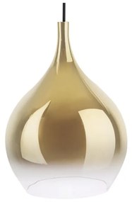Lampada a sospensione in vetro oro Grande, ø 26 cm Drup - Leitmotiv