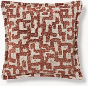 Cuscino in viscosa con motivo jacquard Contia