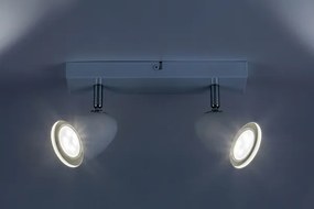 Rabalux 73018 - Faretto PERICO 2xGU10/5W/230V bianco