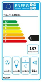 Cappa Classica Teka TL6310BK 60 cm 332 m3/h 65 dB 231W
