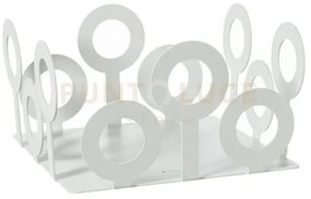 Portatovaglioli bollicine bianco marmo