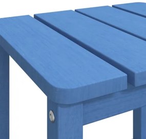 Tavolo da Giardino Adirondack Blu Acqua 38x38x46 cm HDPE