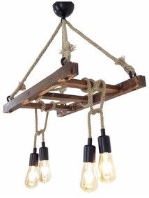 Lampadario su filo MERDIVEN 4xE27/40W/230V