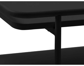 Tavolino da salotto nero in metallo 55x110 cm Yuba – Unique Furniture