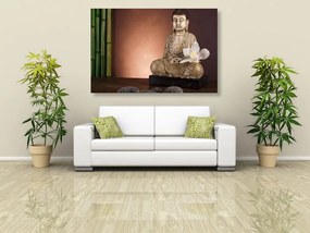 Stampa su tela – Buddha meditante