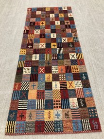 Gashguli Tappeto persiano 80x210 Rosso (Iran) Annodato A Mano