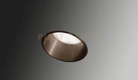 Thessaly faretto incasso 1 luce bronzo spazzolato raso in alluminio...