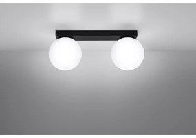 Sollux SL.1152 - Lampada da soffitto YOLI 2xG9/12W/230V nero