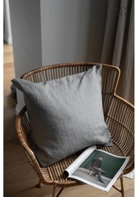 Federa di lino 50x50 cm Khaki - Linen Tales