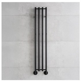 P.M.H. MO1B-R - Scaldasalviette elettrico MONA 93W/230V 153,3 cm IP44 nero