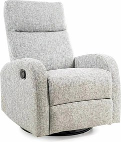 Poltrona reclinabile Olimp grigia – 72x80–160x101 cm