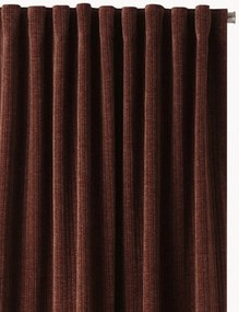 Tenda oscurante in velluto con multibanda Rosanna, larg. 140 cm
