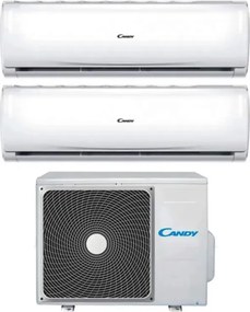 CLIMATIZZATORE CY-2T14OUT DUAL SPLT - PURA WIFI - 2 UNITA' INTERNE + 1 ESTERNA - 9000+12000 BTU - A++/A+