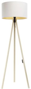 Lampada da terra STANDART 1xE27/60W/230V bianco/beige