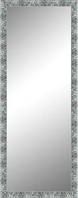 Specchio Aurora rettangolare in legno argento foglia 60 x 170 cm