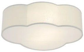 Brilagi - Plafoniera per bambini NIMBUS MINI 2xE27/15W/230V 31x43 cm grigio