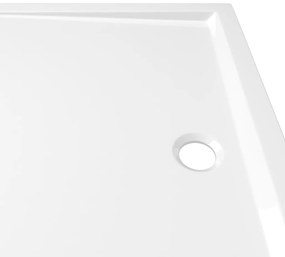 Piatto Doccia in ABS Rettangolare Bianco 80x110 cm